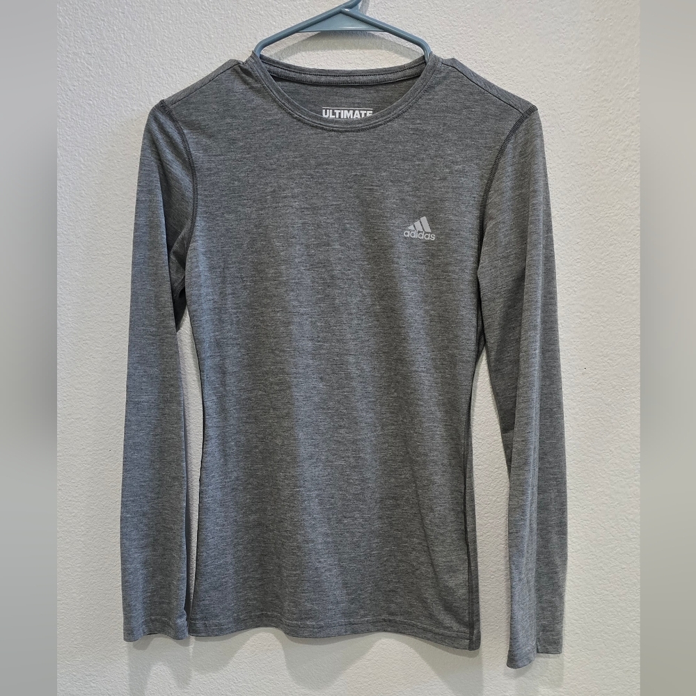 Adidas Gray Long Sleeve Shirt